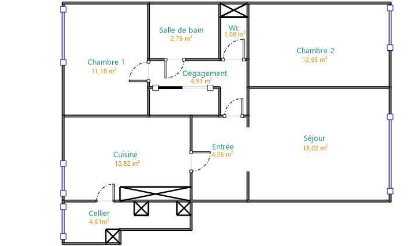 VENTE - Appartement - Saint-Étienne (42100) - 80000 €