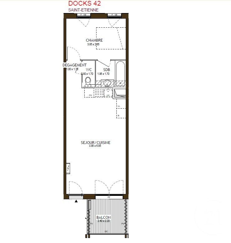 VENTE - Appartement - ST ETIENNE (42000) - 128000.0 €