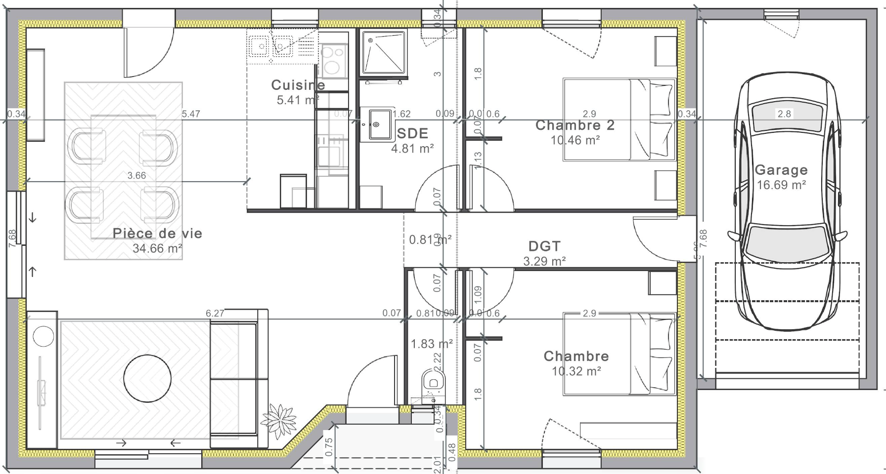 VENTE - Maison/villa - Yssingeaux (43200) - 217000 €