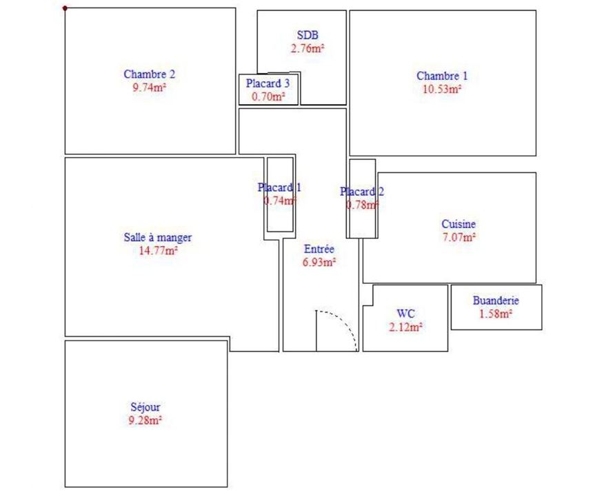 VENTE - Appartement - FRAISSES (42490) - 75000 €