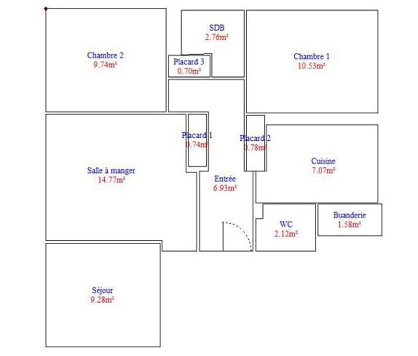 LOCATION - Appartement - FRAISSES (42490) - 690 €