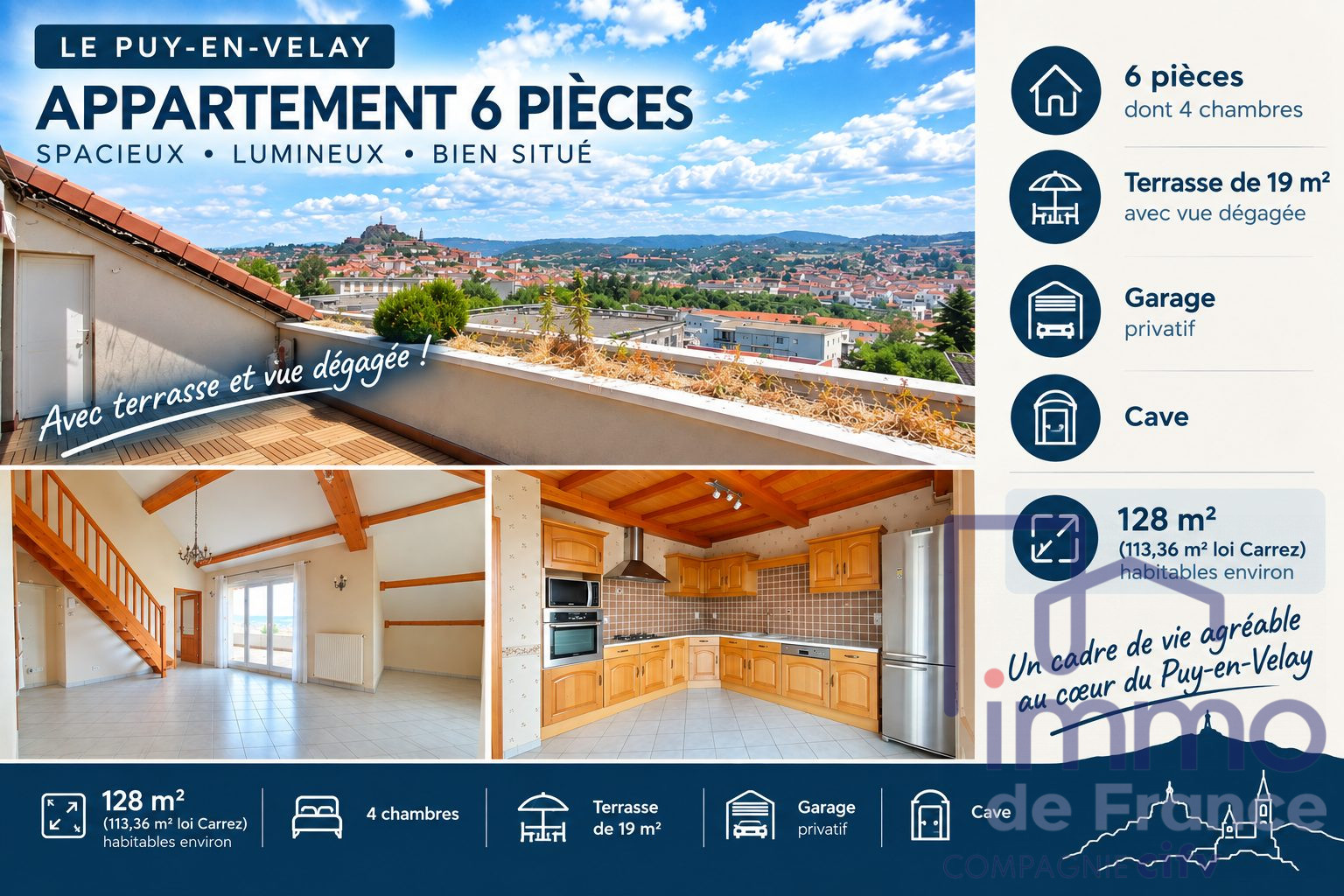 VENTE - Appartement - Le Puy-en-Velay (43000) - 259800.00 €