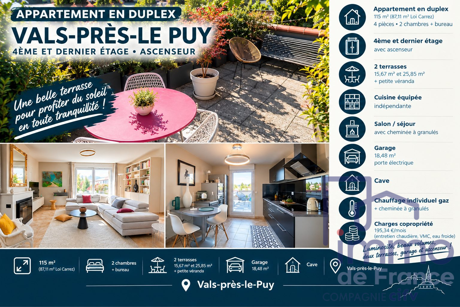 VENTE - Appartement - Le Puy-en-Velay (43000) - 262500.00 €