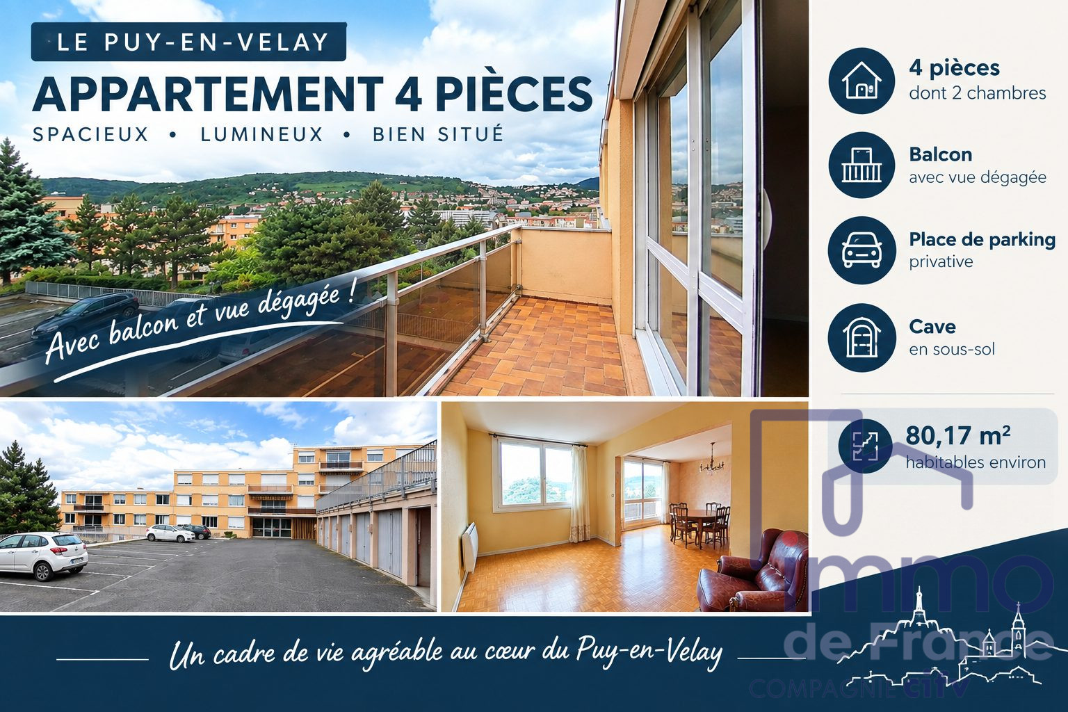 VENTE - Appartement - Le Puy-en-Velay (43000) - 128000.00 €