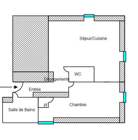 LOCATION - Appartement - GREZIEU LE MARCHE (69610) - 395 €