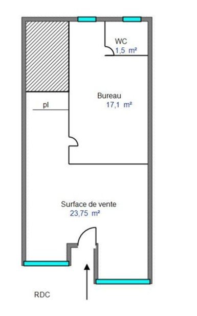LOCATION - Local - CHAZELLES SUR LYON (42140) - 400 €